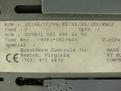 Eurotherm 2216E PLC Temperature Controller Module 2216E/CC/VH 100-240VAC