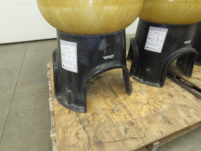 Pentair Polyethylene Fiberglass Single Wall Tank 100 Gallon Structural Lot of 3