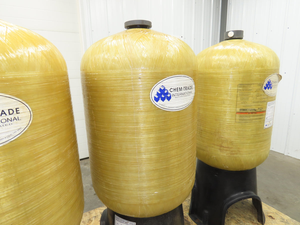 Pentair Polyethylene Fiberglass Single Wall Tank 100 Gallon Structural Lot of 3