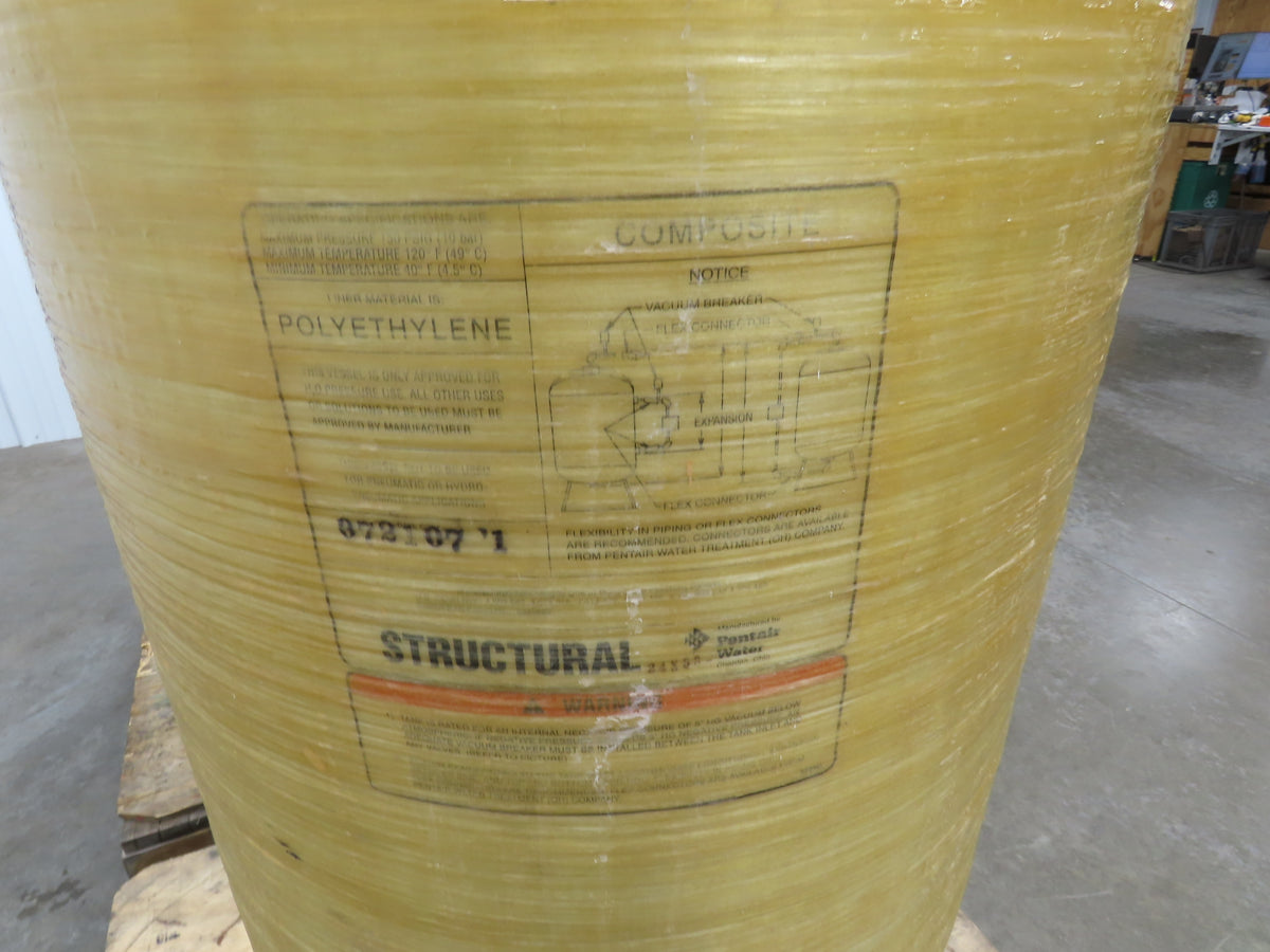 Pentair Polyethylene Fiberglass Single Wall Tank 100 Gallon Structural Lot of 3