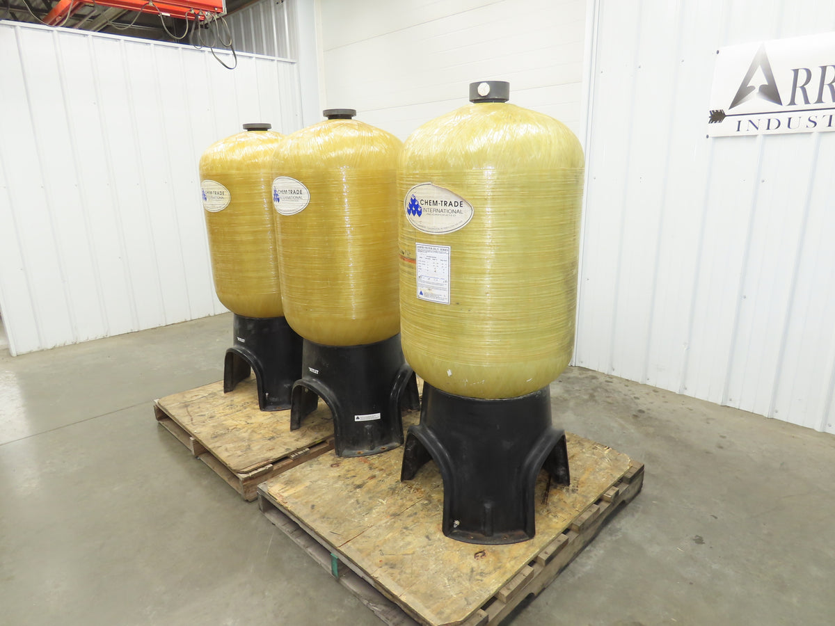 Pentair Polyethylene Fiberglass Single Wall Tank 100 Gallon Structural Lot of 3