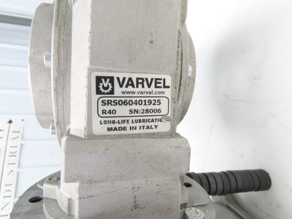 Varvel SRS060401925 Gearmotor 40:1 Reducer 42 RPM Hollow Shaft 0.9Hp 480V IEC 80