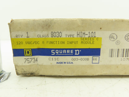 Square D 75734 8 Function Input Module Class 8030 HIM-101 Series C 120V AC/DC