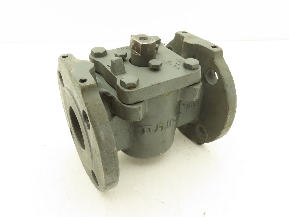 Xomox Tufline 067 Plug Valve 2" Flanged Class 150 Ductile Iron