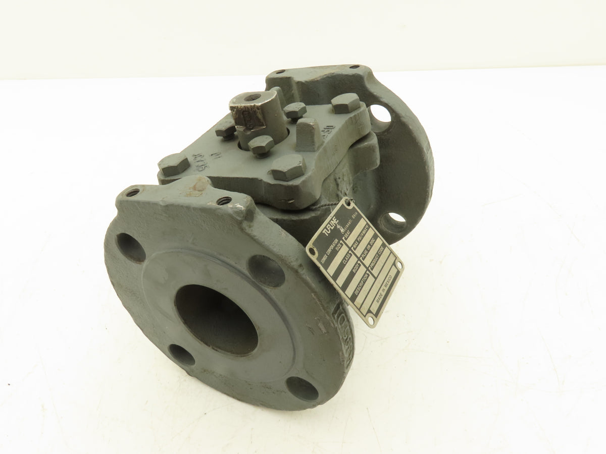 Xomox Tufline 067 Plug Valve 2" Flanged Class 150 Ductile Iron
