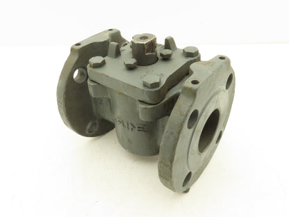 Xomox Tufline 067 Plug Valve 2" Flanged Class 150 Ductile Iron