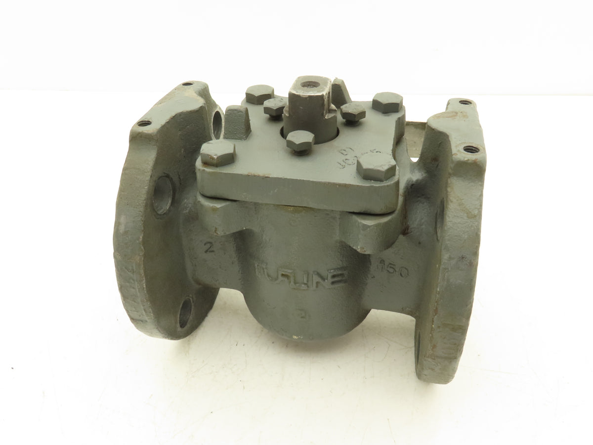 Xomox Tufline 067 Plug Valve 2" Flanged Class 150 Ductile Iron