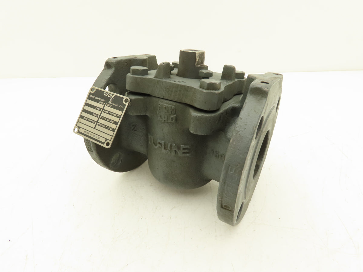 Xomox Tufline 067 Plug Valve 2" Flanged Class 150 Ductile Iron
