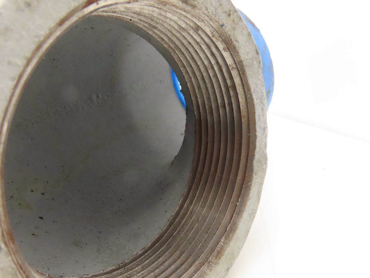 3"x 3" NPT 90° Deg Street Elbow Galvanized Malleable Iron Fitting Lot of 2