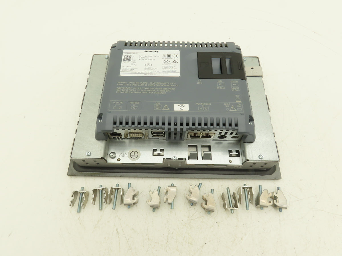 Siemens 6AV2 124-0JC01-0AX0 Simatic HMI Touch Screen TP900 Comfort Panel 24VDC