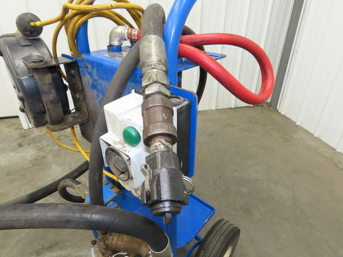 Hy-Pro Portable Oil Filter Transfer Cart Pump 5GPM 120V 1Hp Motor Viking
