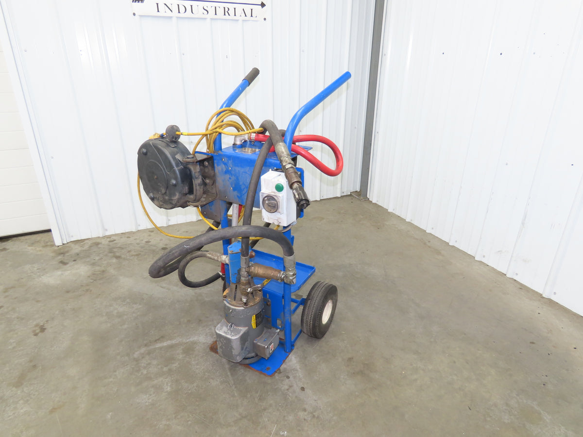 Hy-Pro Portable Oil Filter Transfer Cart Pump 5GPM 120V 1Hp Motor Viking