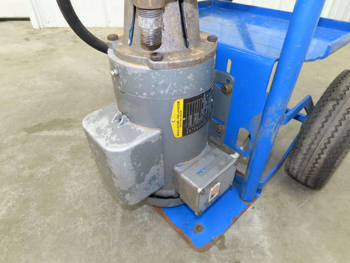 Hy-Pro Portable Oil Filter Transfer Cart Pump 5GPM 120V 1Hp Motor Viking
