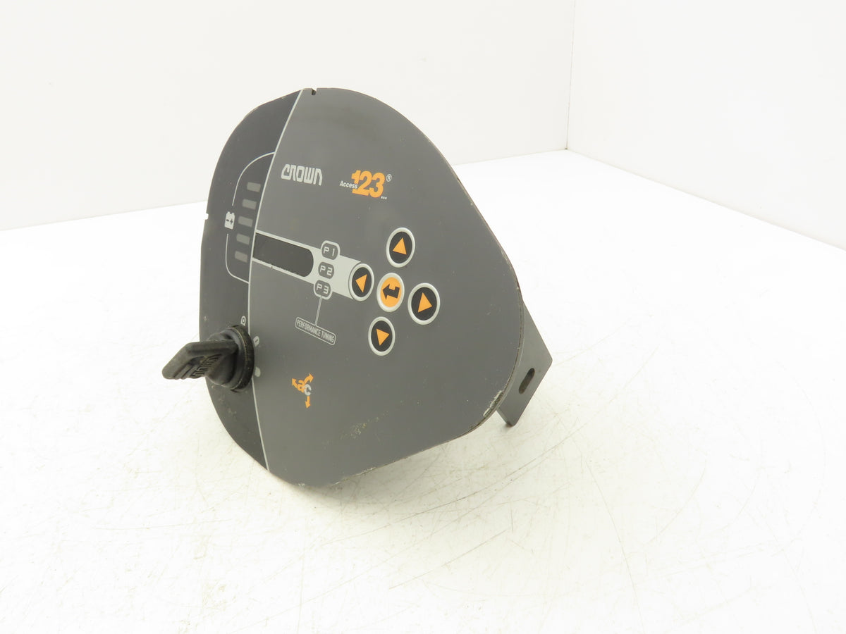 Crown Stand On Forklift Dash Display Module With Bracket & Key Off RC 5500