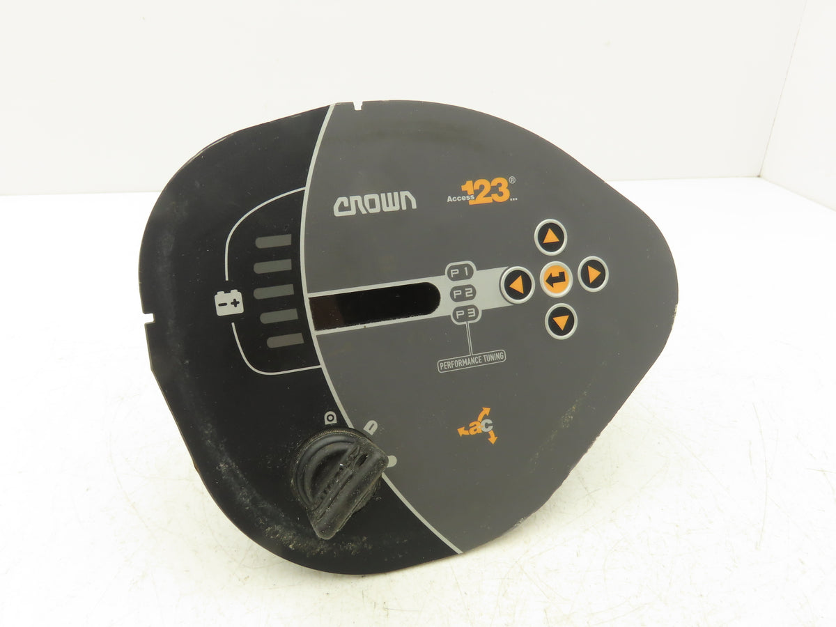 Crown Stand On Forklift Dash Display Module With Bracket & Key Off RC 5500