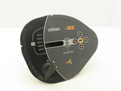 Crown Stand On Forklift Dash Display Module With Bracket & Key Off RC 5500
