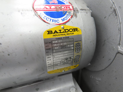 Doyle 24" Turbo Blower Centrifugal 4x4" 5Hp Baldor Motor 3Ph 230/460V WEB Blower