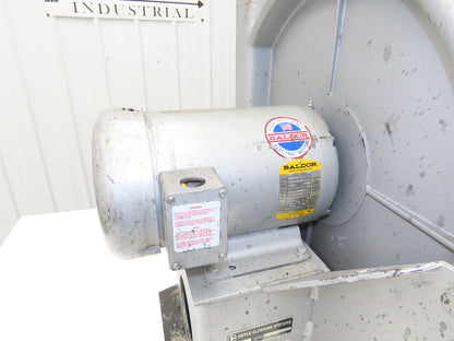 Doyle 24" Turbo Blower Centrifugal 4x4" 5Hp Baldor Motor 3Ph 230/460V WEB Blower