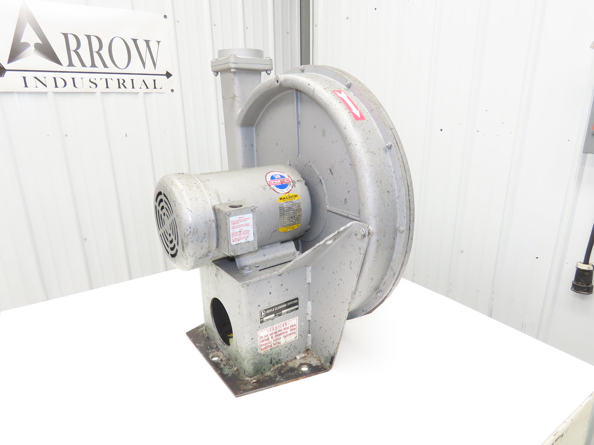 Doyle 24" Turbo Blower Centrifugal 4x4" 5Hp Baldor Motor 3Ph 230/460V WEB Blower