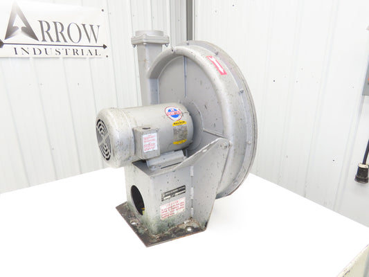 Doyle 24" Turbo Blower Centrifugal 4x4" 5Hp Baldor Motor 3Ph 230/460V WEB Blower