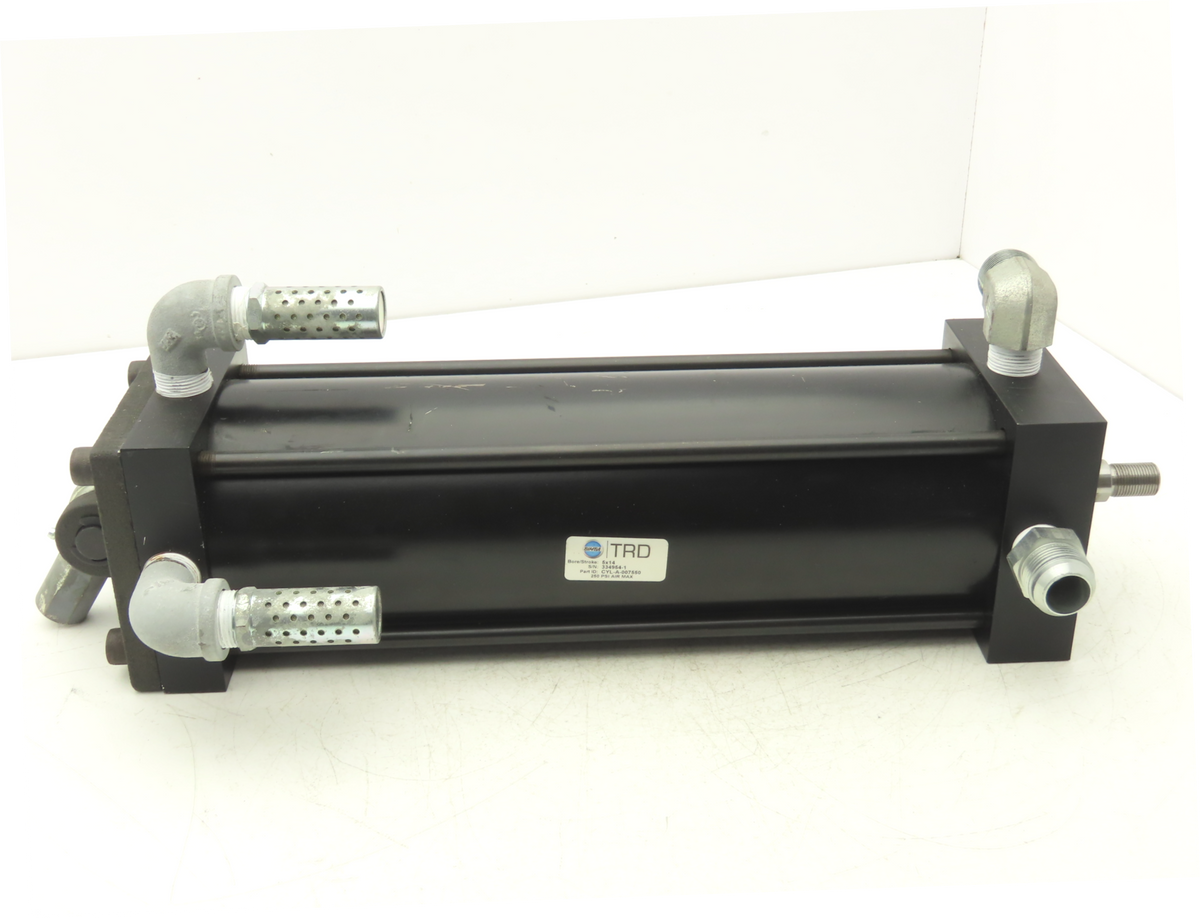 Bimba TRD CYL-A-007550 Pneumatic Air Cylinder 5" Bore 14" Stroke 250psi Clevis