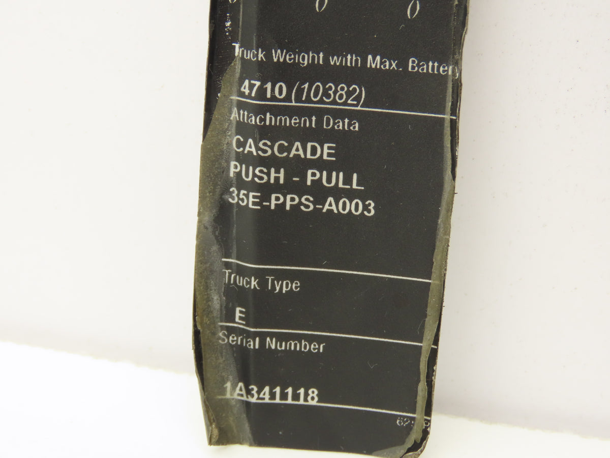 Crown Stand On Forklift Plastic Dash Assembly Removed From RC 5500