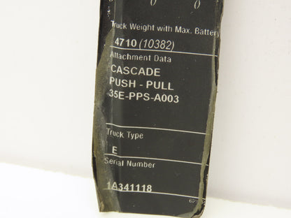 Crown Stand On Forklift Plastic Dash Assembly Removed From RC 5500