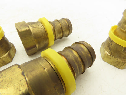 30682-16-16B Brass Hose Fitting 1" Barb x 37° JIC-16 Swivel 1-5/16-12  Lot of 4