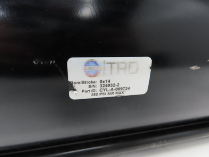 Bimba TRD CYL-A-009734 Pneumatic Air Cylinder 8" Bore 14" Stroke 250psi 4-Port