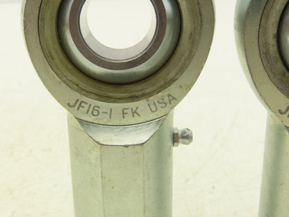 FK JF16-1 Spherical Cylinder Rod-End Bearing 1" Bore 1"-14 Female RH  Lot of 2