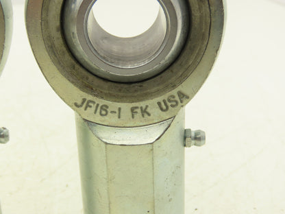 FK JF16-1 Spherical Cylinder Rod-End Bearing 1" Bore 1"-14 Female RH  Lot of 2