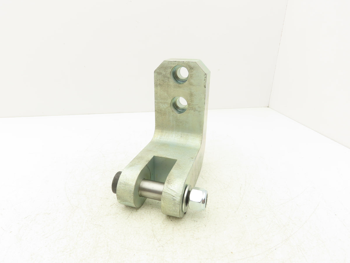 Steel Clevis 2-Bolt Mount L-Bracket 1"Pin Hitch Heavy Duty