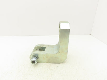 Steel Clevis 2-Bolt Mount L-Bracket 1"Pin Hitch Heavy Duty
