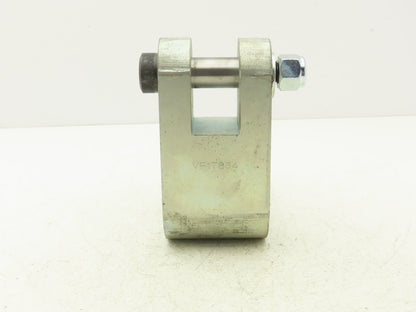 Steel Clevis 2-Bolt Mount L-Bracket 1"Pin Hitch Heavy Duty