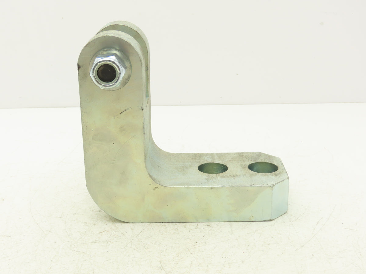 Steel Clevis 2-Bolt Mount L-Bracket 1"Pin Hitch Heavy Duty