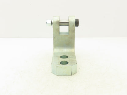 Steel Clevis 2-Bolt Mount L-Bracket 1"Pin Hitch Heavy Duty
