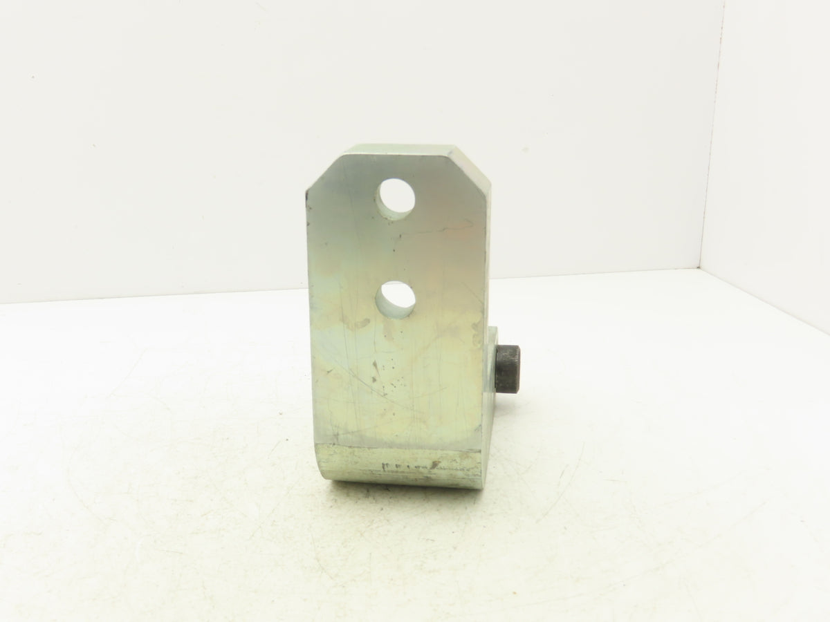 Steel Clevis 2-Bolt Mount L-Bracket 1"Pin Hitch Heavy Duty