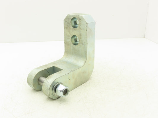 Steel Clevis 2-Bolt Mount L-Bracket 1"Pin Hitch Heavy Duty
