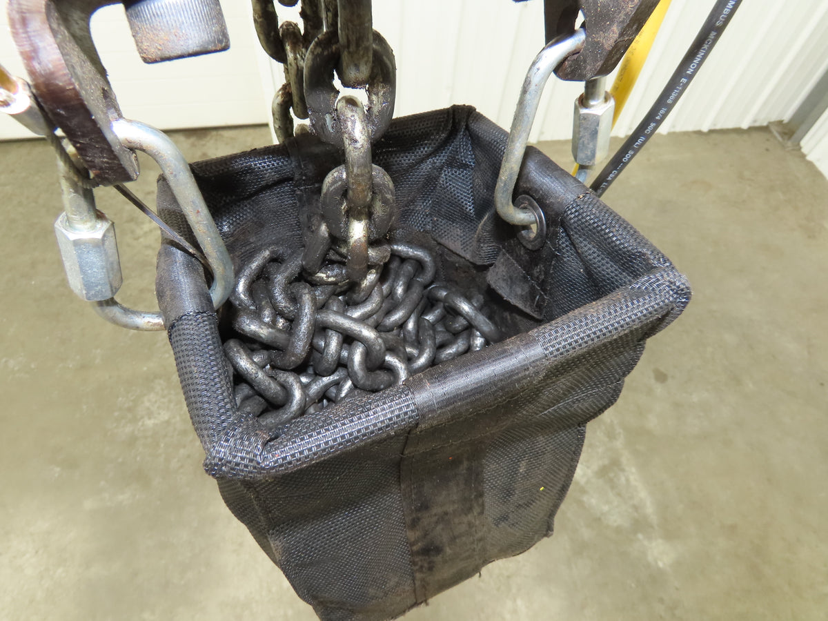 CM Lodestar Model RRS 2 Ton 4000lb Electric Chain Hoist 22' Lift 16 FPM 3PH 480V
