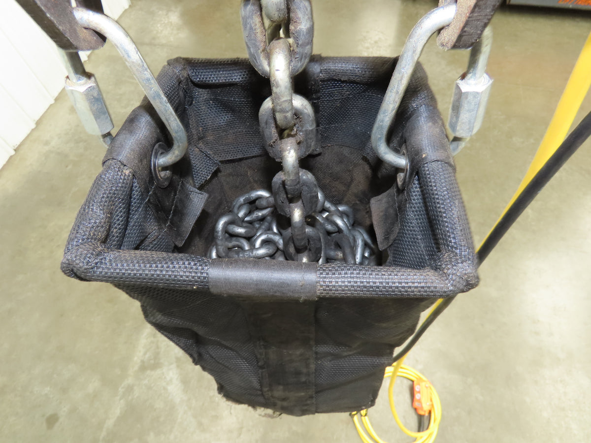 CM Lodestar Model RRS 2 Ton 4000lb Electric Chain Hoist 22' Lift 16 FPM 3PH 480V