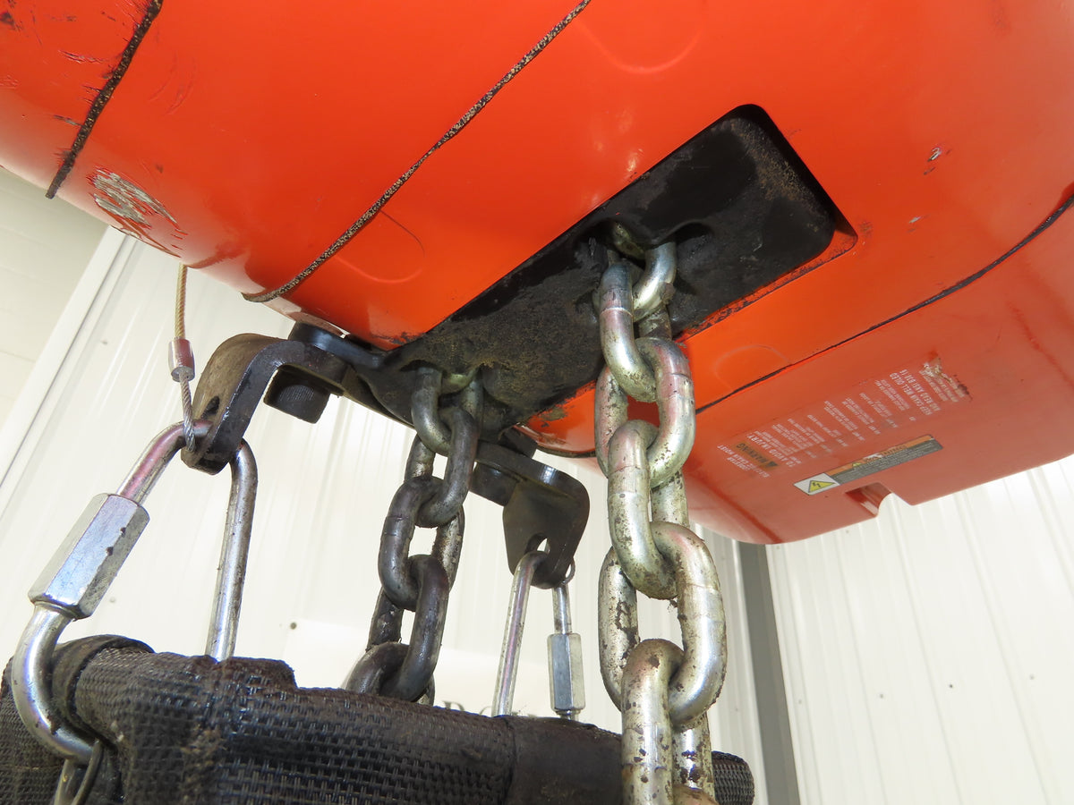 CM Lodestar Model RRS 2 Ton 4000lb Electric Chain Hoist 22' Lift 16 FPM 3PH 480V
