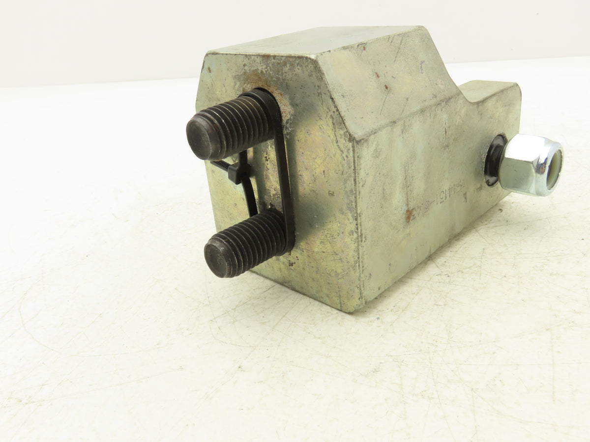 Steel Clevis 2-Bolt Mounting Bracket 1"Pin Hitch Heavy Duty