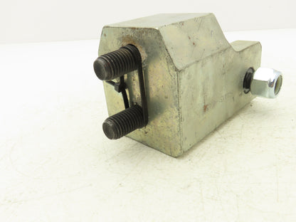 Steel Clevis 2-Bolt Mounting Bracket 1"Pin Hitch Heavy Duty