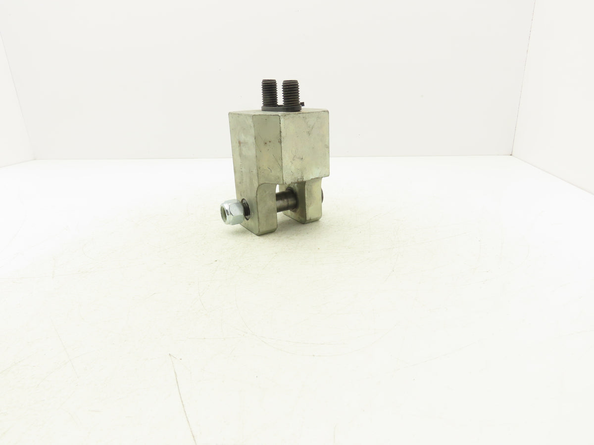 Steel Clevis 2-Bolt Mounting Bracket 1"Pin Hitch Heavy Duty