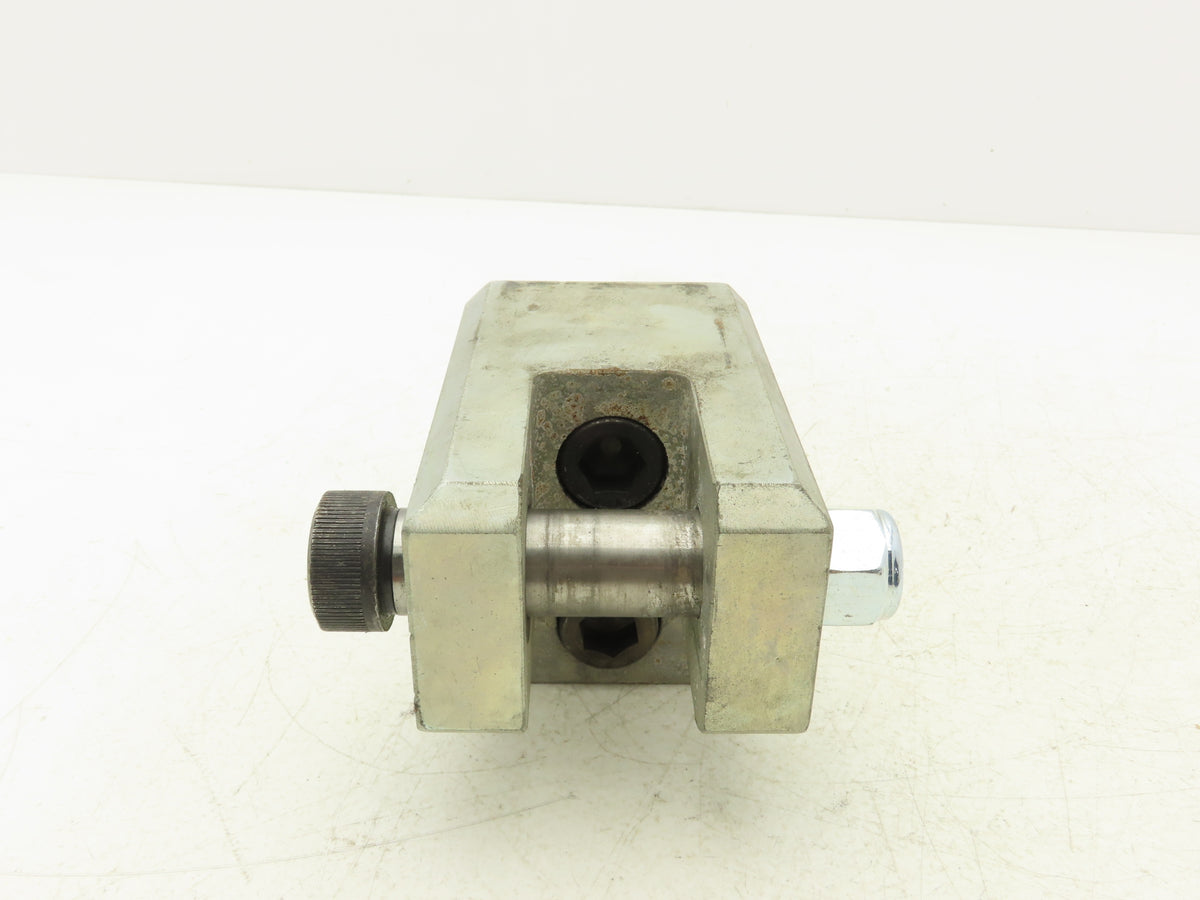 Steel Clevis 2-Bolt Mounting Bracket 1"Pin Hitch Heavy Duty