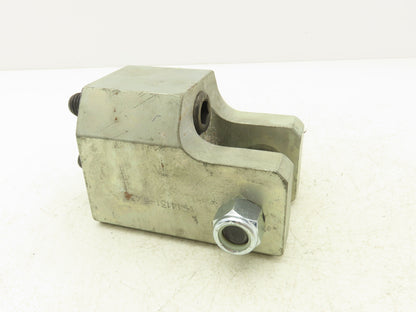 Steel Clevis 2-Bolt Mounting Bracket 1"Pin Hitch Heavy Duty