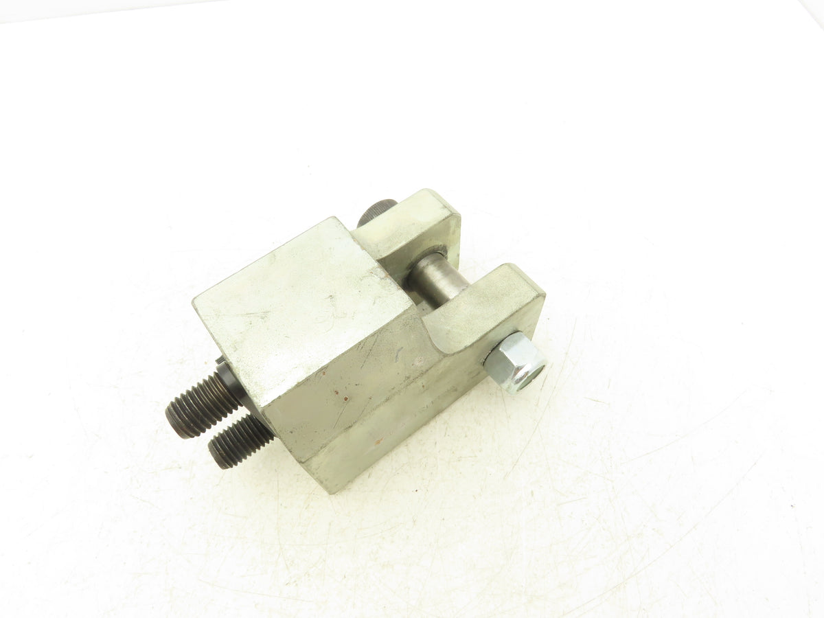 Steel Clevis 2-Bolt Mounting Bracket 1"Pin Hitch Heavy Duty