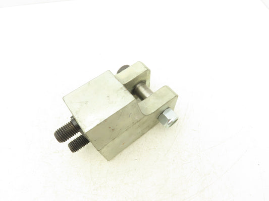 Steel Clevis 2-Bolt Mounting Bracket 1"Pin Hitch Heavy Duty