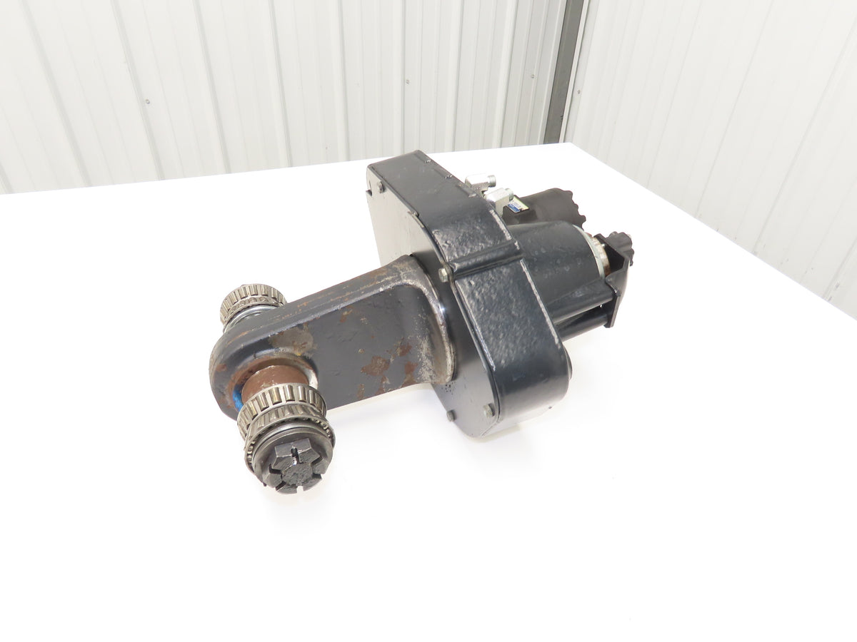 Crown 135908 & 136485 Single-Wheel Rear Steer Axle Assembly Off RC 5500 Forklift