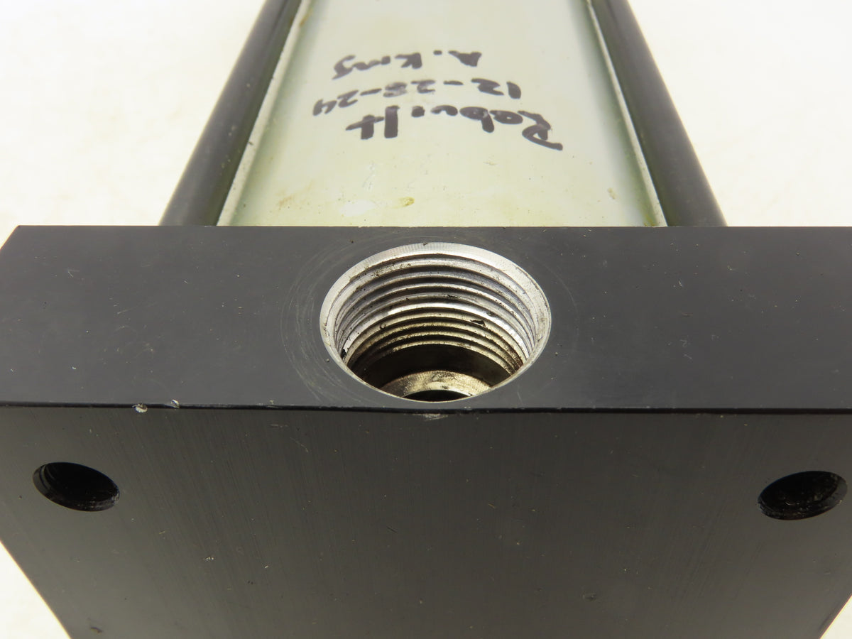 Bimba TRD Pneumatic Air Cylinder 4" Bore 12" Stroke 250psi 4-Port 3/4"NPT